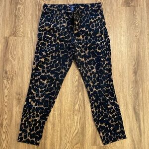 Gap Leopard print pants